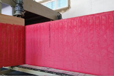 Linha de produção de formação de espuma contínua da esponja horizontal/espuma flexível que faz a máquina