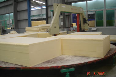 Máquina de corte horizontal giratória da espuma do auto círculo, cortador da esponja do poliuretano/plutônio