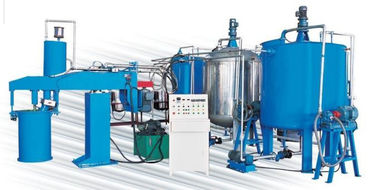 linha de produção semiautomática da esponja 43kw para o colchão e a mobília de formação de espuma
