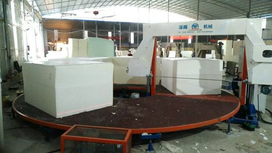 Máquina de corte de espuma de círculo horizontal com comprimento de lâmina de 10000 mm e alto padrão