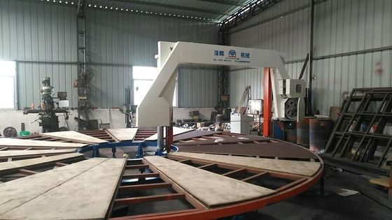 A máquina de corte de rachadura da espuma do carrossel para continua o corte horizontal diverso bloco da esponja